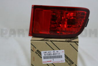 8158060111 LAMP ASSY, RR