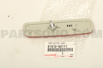 8191060111 REFLECTOR ASSY, REFLEX, RH