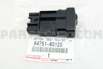 8475160120 SWITCH, SEAT HEATER