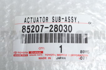 8520728030 ACTUATOR SUB-ASSY, HEADLAMP WASHER, RH