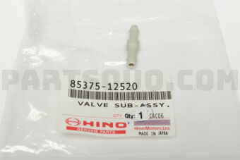 8537512520 JOINT, REAR WASHER HOSE, NO.1