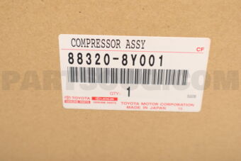 883208Y001 Toyota COMPRESSOR ASSY, COOLER