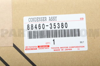 8846035380 CONDENSER ASSY, COOLER