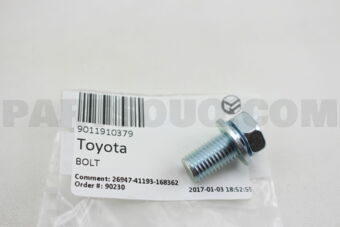 9011910379 BOLT, HEXAGON(FOR REAR CALIPER)