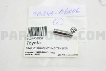 9024906006 PIN(FOR IDLER SPRING TENSION)