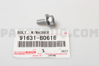 91631B0616 BOLT, W/WASHER
