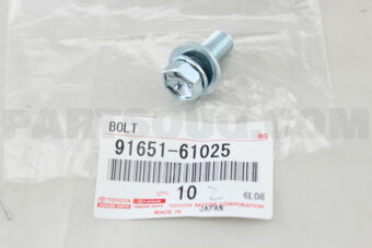 9165161025 BOLT(FOR TRANSAXLE CASE & ENGINE S