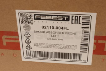 FEBEST 02110004FL SHOCK ABSORBER FRONT LEFT GAS.TWIN TUBE