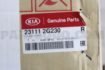 Hyundai / KIA 231112G230 CRANKSHAFT