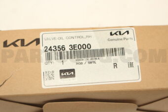 Hyundai / KIA 243563E000 VALVE-OIL CONTROL,RH