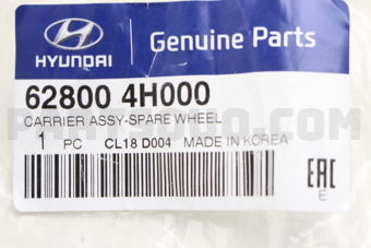 Hyundai / KIA 628004H000 CARRIER ASSY-SPARE WHEEL