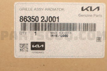 Hyundai / KIA 863502J001 GRILLE ASSY-RADIATOR