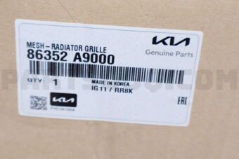Hyundai / KIA 86352A9000 MESH-RADIATOR GRILLE