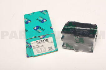 IBK Automotive MD2243MGDB3399DT BRAKE PAD RR GS (_S19_) 300 (GRS190_) [05-11]