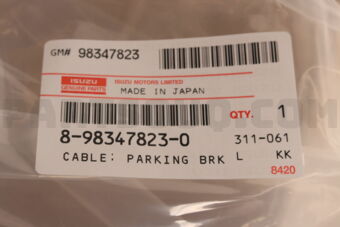 Isuzu 8983478230 CABLE; PARKING