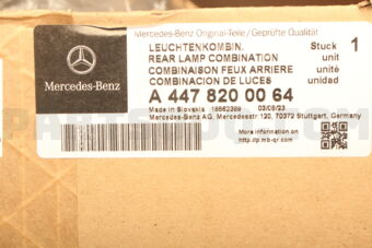 MERCEDES A4478200064 KOMBINIERTE RÜCKLEUCHTE