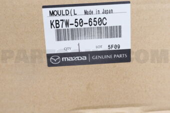 Mazda KB7W50650C MOULD(L),FRT.BELT