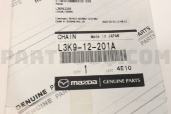 Mazda L3K912201 CHAIN,TIMING