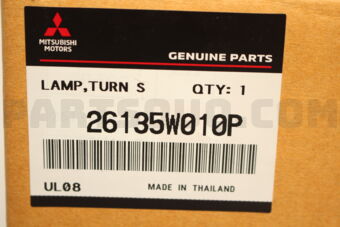 Mitsubishi 26135W010P LAMP,TURN SIGNAL & FOG & CORNERING,FR LH