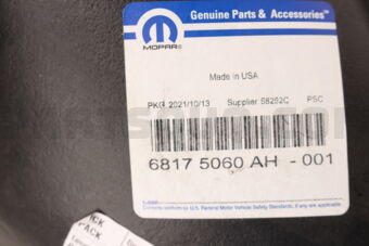 Mopar 68175060AH PROTECTION SPLASH