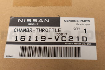 Nissan 16119VC21D CHAMBER ASSY-THROTTLE