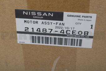 Nissan 214874CE0B MOTOR ASSY FAN