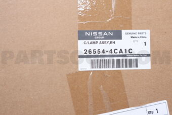 Nissan 265544CA1C C/LAMP ASSY,RH