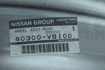 Nissan 40300VB100 WHEEL ASSY-DISC