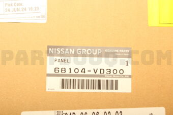 Nissan 68104VD300 PANEL-INSTRUMENT LOWER,CENTER