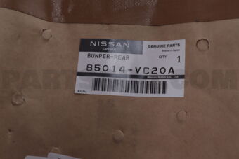 Nissan 85014VC20A BUMPER-REAR