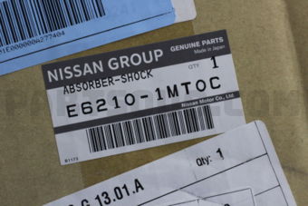 Nissan E62101MT0C ABSORBER KIT-SHOCK,REAR
