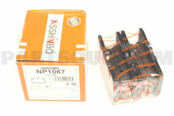 Nisshinbo NP1067 BRAKE PAD REAR