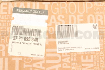 Renault 272109584R MOTOR DEL VENTILADOR