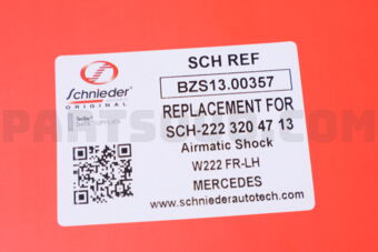 SCHNIEDER BZS1300357 AIRMATIC SHOCK ASSY FR-LH W222 S400/S500/S600