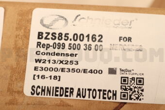SCHNIEDER BZS8500162 CONDENSER W213/X253 E3000/E350/E400 [16-18]