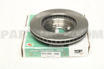 TOP 4351212620 BRAKE DISC ROTOR, ~TOYCOROLLA 00
