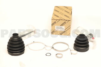 Toyota 0442750020 BOOT KIT, FRONT DRIVE SHAFT, IN &amp; OUTBOARD, RH