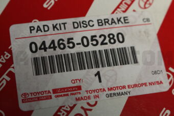 Toyota 0446505280 PAD KIT, DISC BRAKE, FRONT