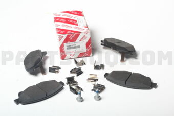 Toyota 044650F011 PAD KIT, DISC BRAKE