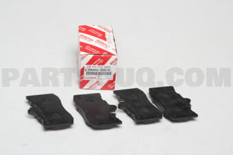 Toyota 0446530510 BREMSBELAGSATZ FÜR VORDERE SCHEIBENBREMSE