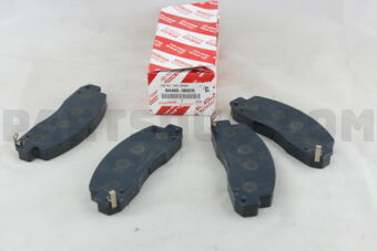 Toyota 0446536020 PAD KIT, DISC BRAKE, FRONT