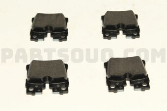 Toyota 044660W020 PAD KIT, DISC BRAKE, REAR