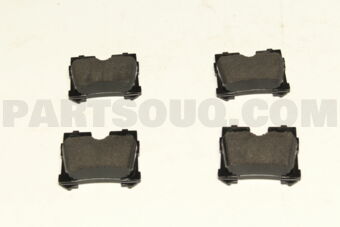 Toyota 044660W020 PAD KIT, DISC BRAKE, REAR