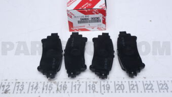 Toyota 0446630290 PAD KIT, DISC BRAKE, REAR