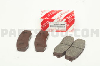 Toyota 0446660040 PAD KIT, DISC BRAKE, REAR