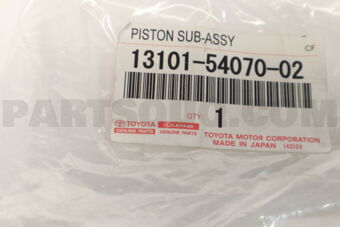 Toyota 131015407002 PISTON SUB-ASSY, W/PIN