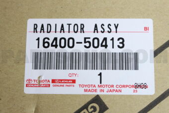 Toyota 1640050413 RADIATOR ASSY