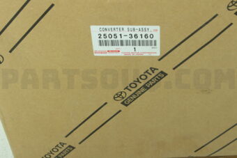 Toyota 2505136160 CONVERTER SUB-ASSY, EXHAUST MANIFOLD