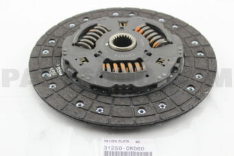 Toyota 312500K060 DISC ASSY, CLUTCH