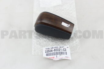Toyota 3350460321C3 KNOB SUB-ASSY, SHIFT LEVER
